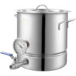 VEVOR Stainless Steel Home Brew Kettle Set 5 Gal Beer Stock Pot with Accessories - Contemporary - Stockpots - by VEVOR OFFICIAL STORE | Houzz