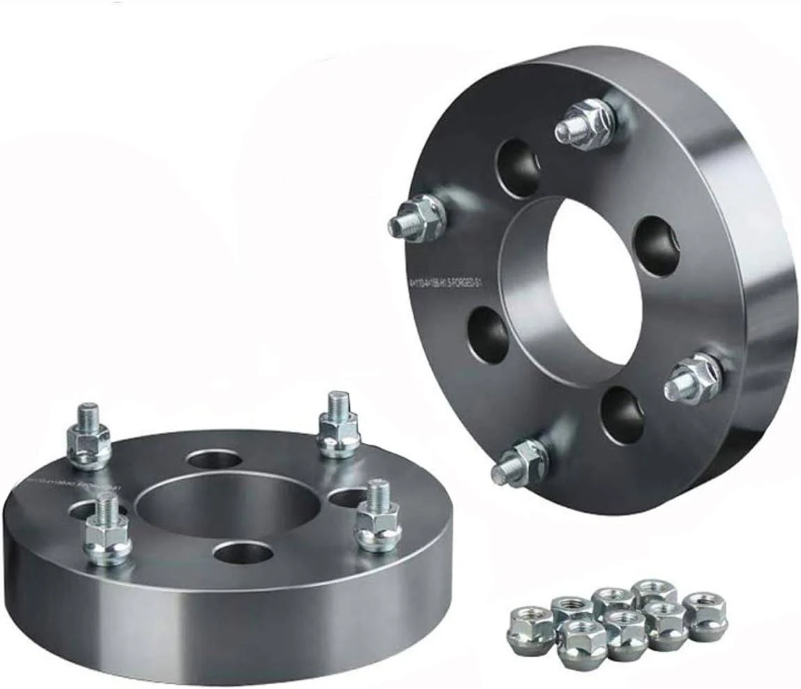 KSP 4x110mm to 4x156mm ATV Wheel Spacers Adapters 1.5 inches with 3/8"-24 Studs 90mm Hub Bore, Compatible with Can-Am Arctic Cat Bombardier and More 4 Lug Wheel,2pcs