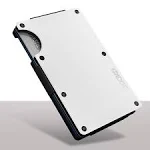 The Ridge Aluminum Money Clip Wallet - White