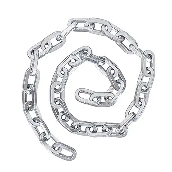 Heavy Duty Security Chain 3.9ft X 5/16&#034; Thick Outdoor Gate Chain Cut Proof Chain