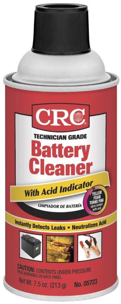 CRC 05023 Battery Cleaner with Acid Indicator - 11 Wt Oz.