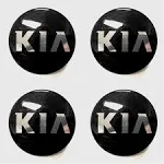 Kia Set of 4 OEM Black Center Caps for 2011 2012 2013 2014 Forte Optima Rio Sportage Soul 52960-3W200