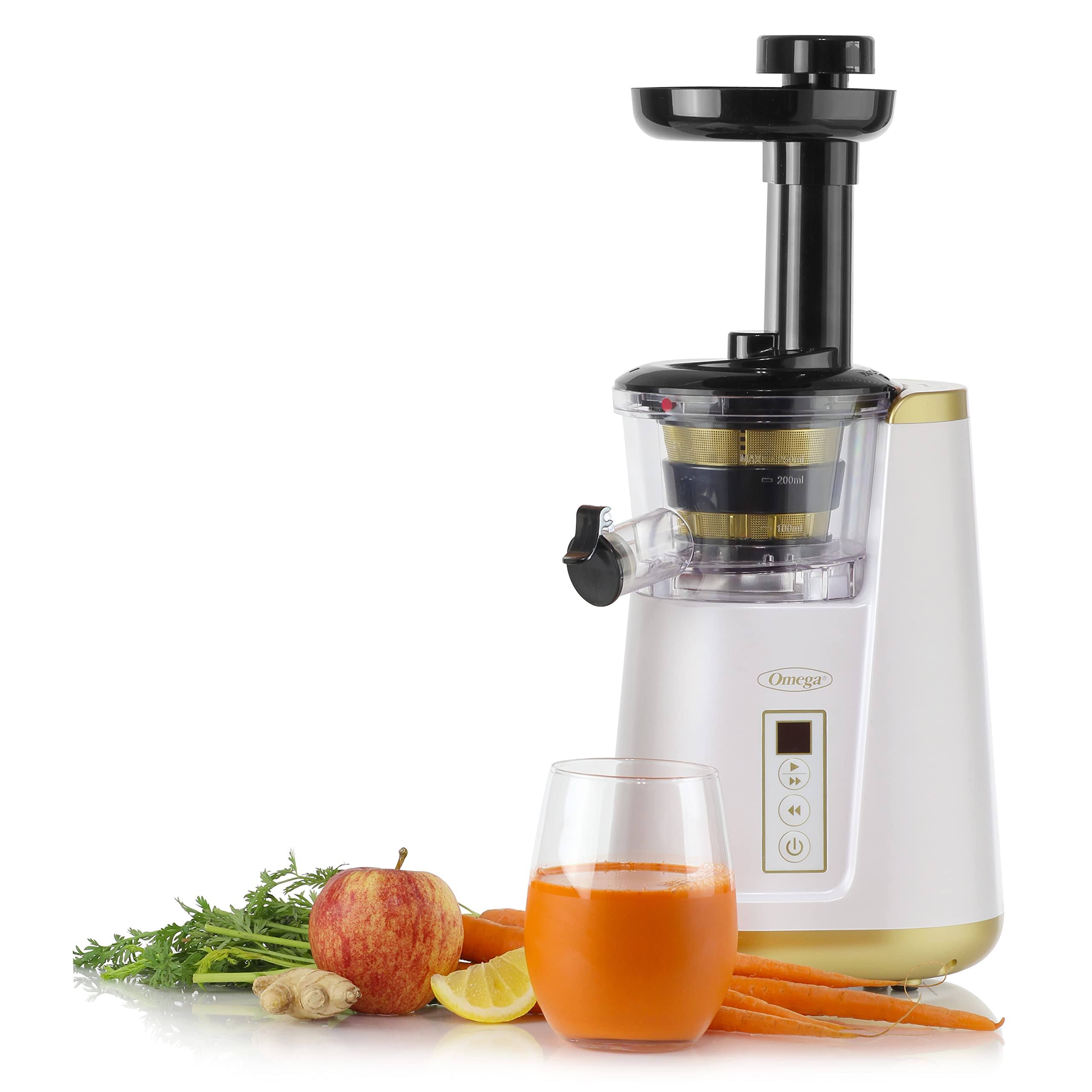 Omega Cold Press 365 Vertical Masticating Juicer White | JC3000WH13 | Chrome