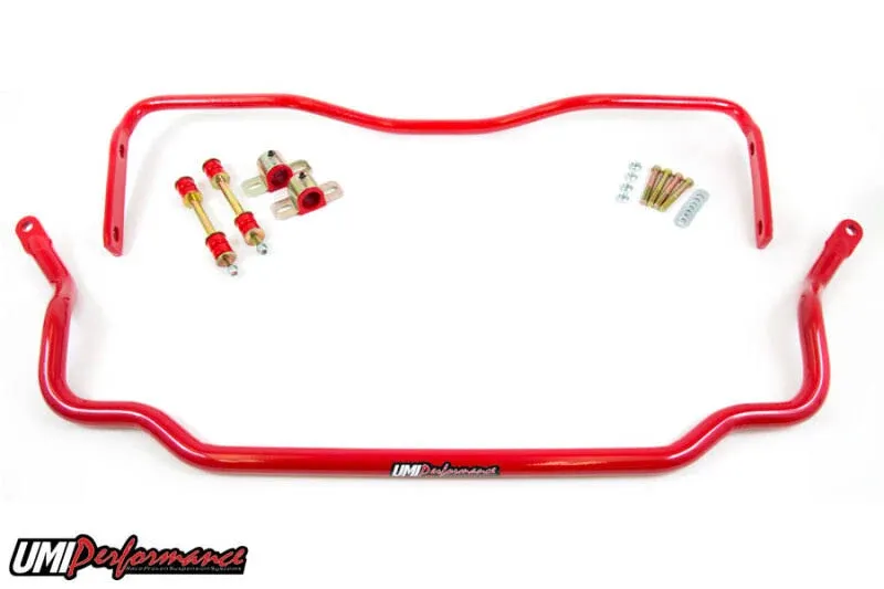 UMI Performance Solid Front & Rear Sway Bar Kit