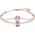 Swarovski Stilla Rose-Gold-Tone Plated Crystal Bangle