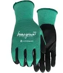 Watson Gloves - 329-S - Home Grown S Nylon Jade Black/Green Dipped Gloves