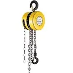 VEVOR 1 Ton Chain Puller Block 20ft Chain Lift Hoist Hand Tools Chain w/ Hook