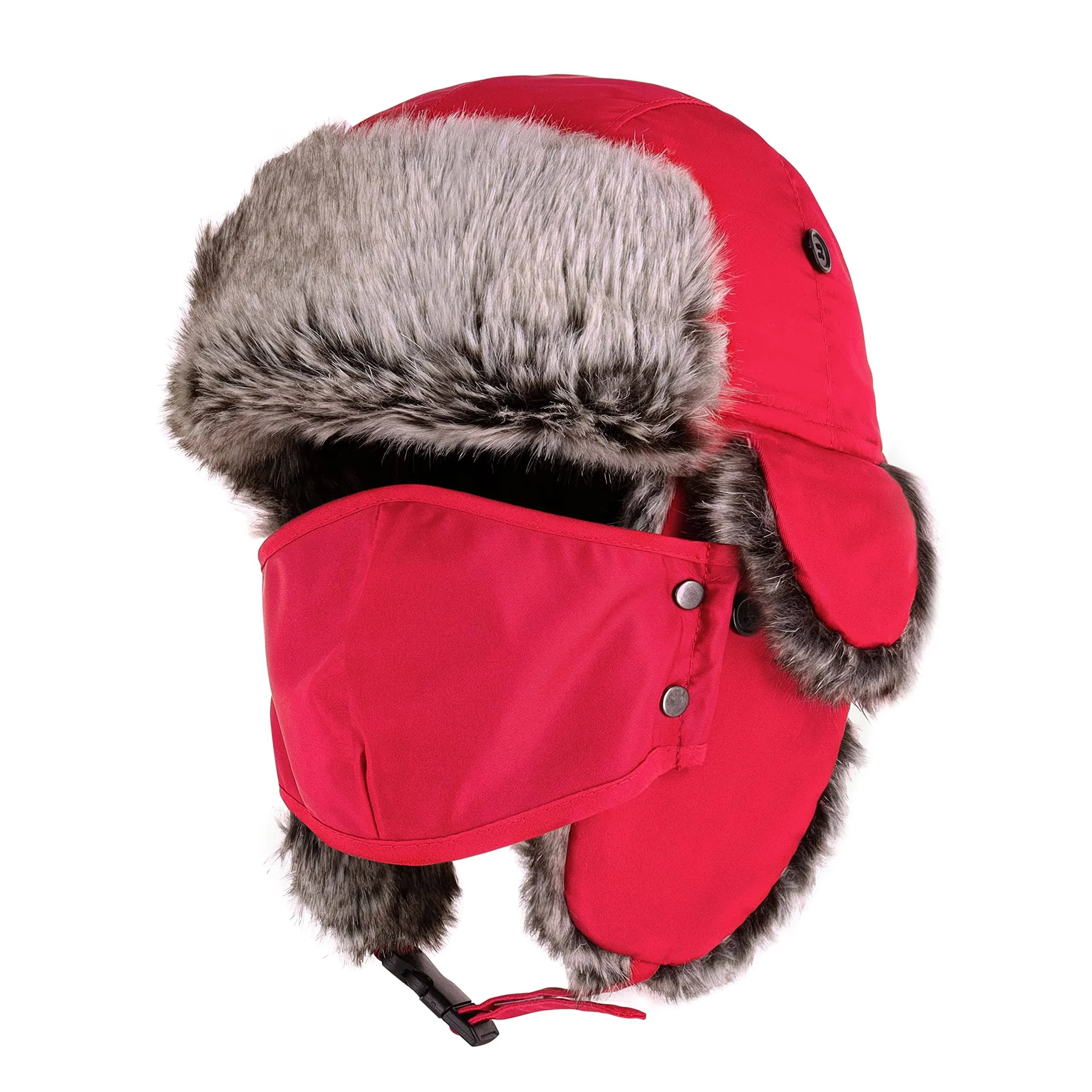 CHOK.LIDS Waterproof Winter Unisex Premium Strength Ushanka Ear Flap Chin Strap Cold Weather Outdoor