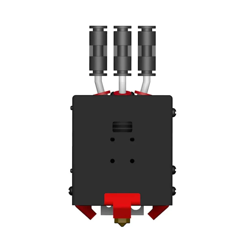 Zonestar M4V6 4-in-1-out Mix Color Hotend Assembly for Z9V5 0.4mm Nozzle for 1.75mm Filament