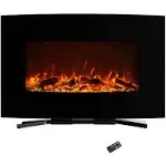 Northwest 36" Curved Color Changing Wall Mount Electric Fireplace