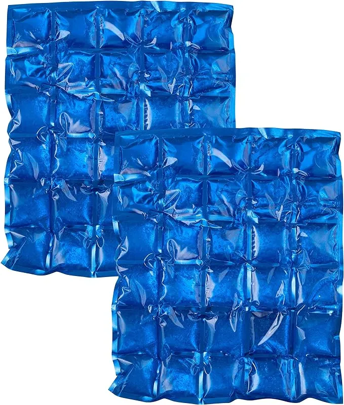 Jacent Flexible Reusable Ice Mat, 30 Cube - Jumbo 12 X 9.5 Inch, 2 Pack