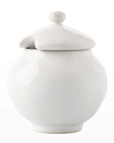 Puro Sugar Bowl In White Wash