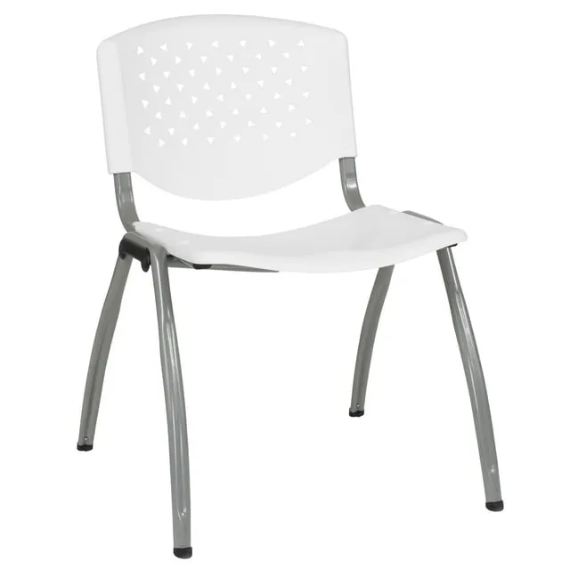 Flash Furniture RUT-F01A-WH-GG Hercules Series Stacking Chair 880 Lb.