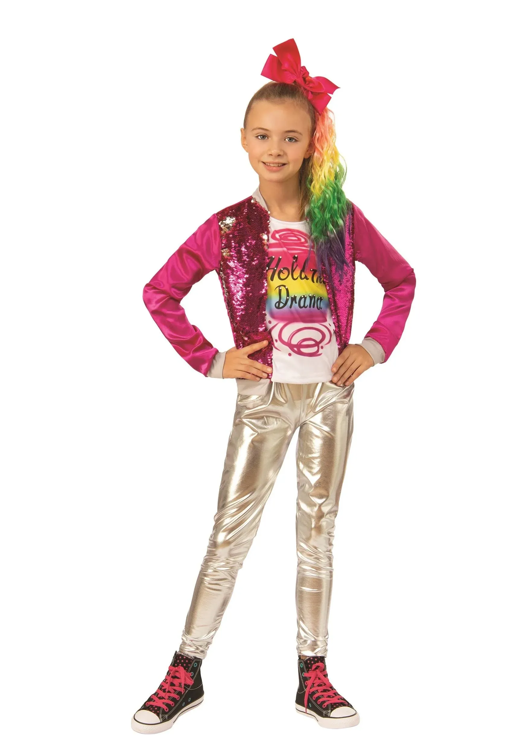 Jojo Siwa Child's "Hold The Drama" Costume, Large