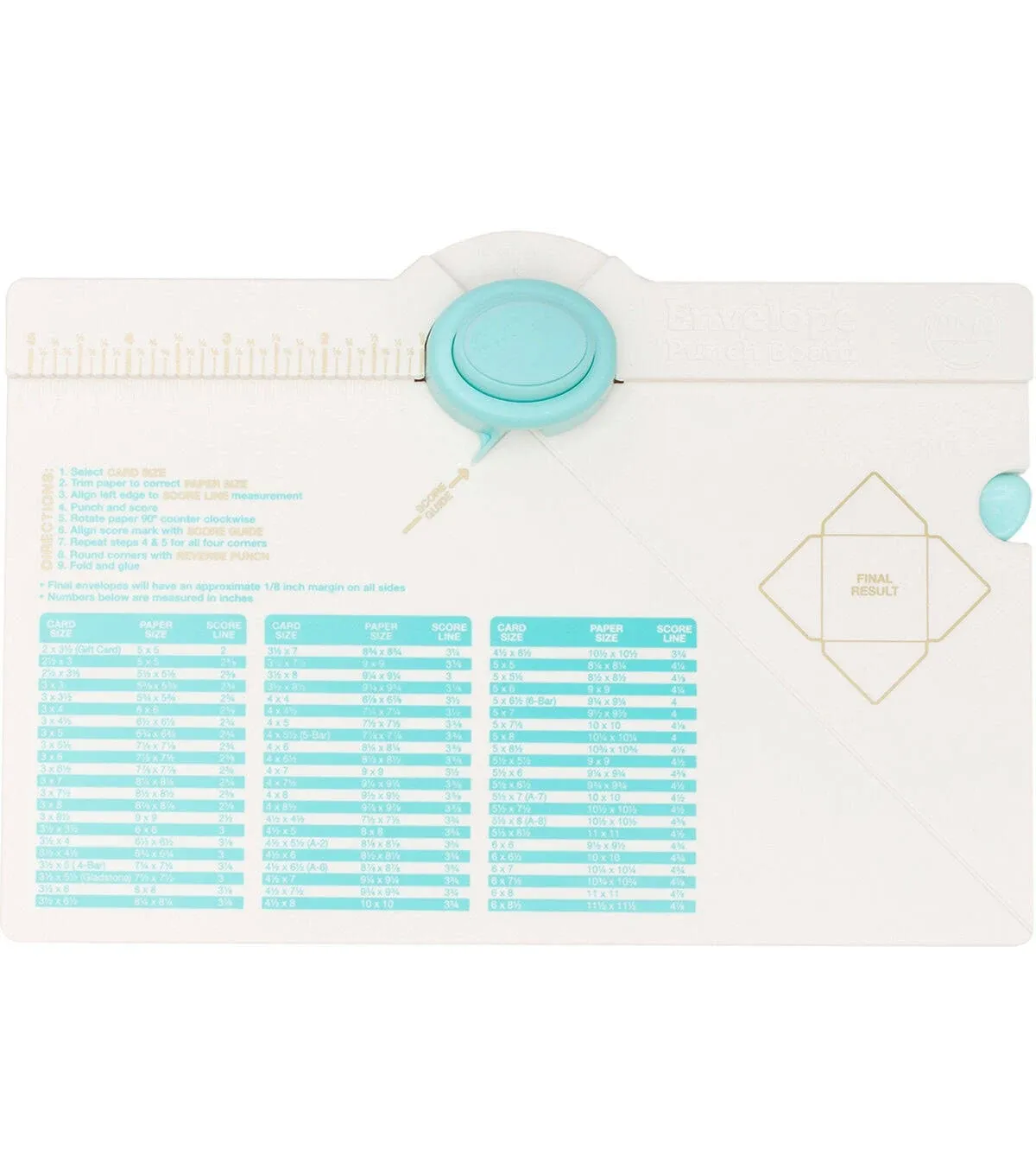 We R Memory Keepers - Envelope Punch Board