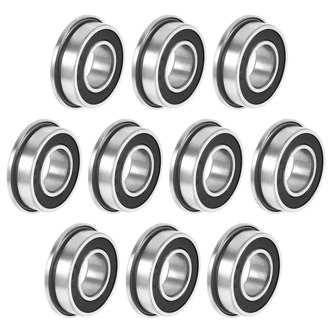 Uxcell F688-2RS Flange Ball Bearing