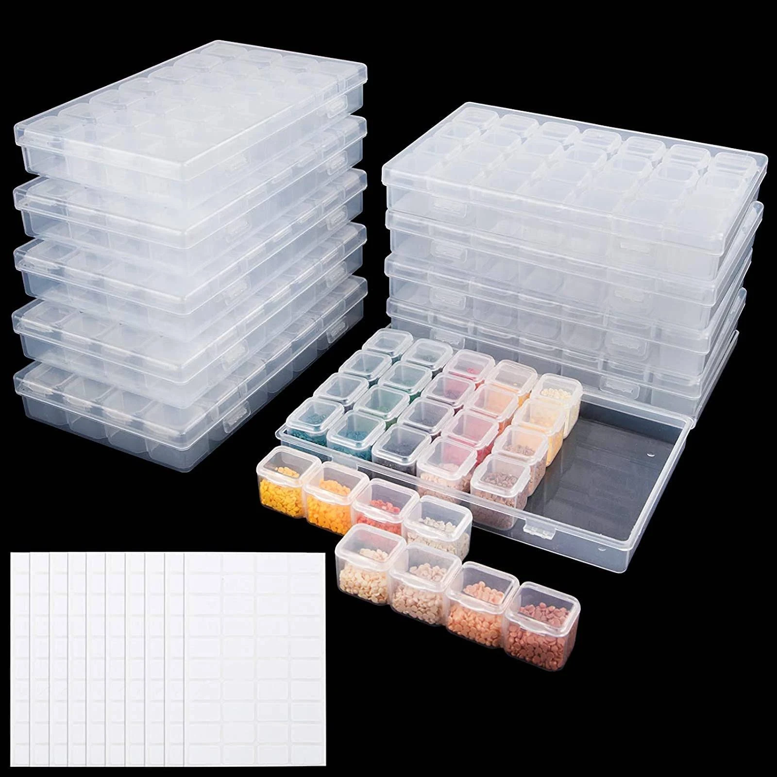 UOony 280 Slots Diamond Painting Storage Containers