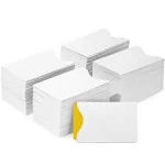 Stockroom Plus 500-Pack Key Card Envelopes Sleeves, White, Blank Hotel, Motel Cover Holders for Business Guests, Bulk Protector Packets for ID, Credit, Gift Cards (3.5x2.3 in)