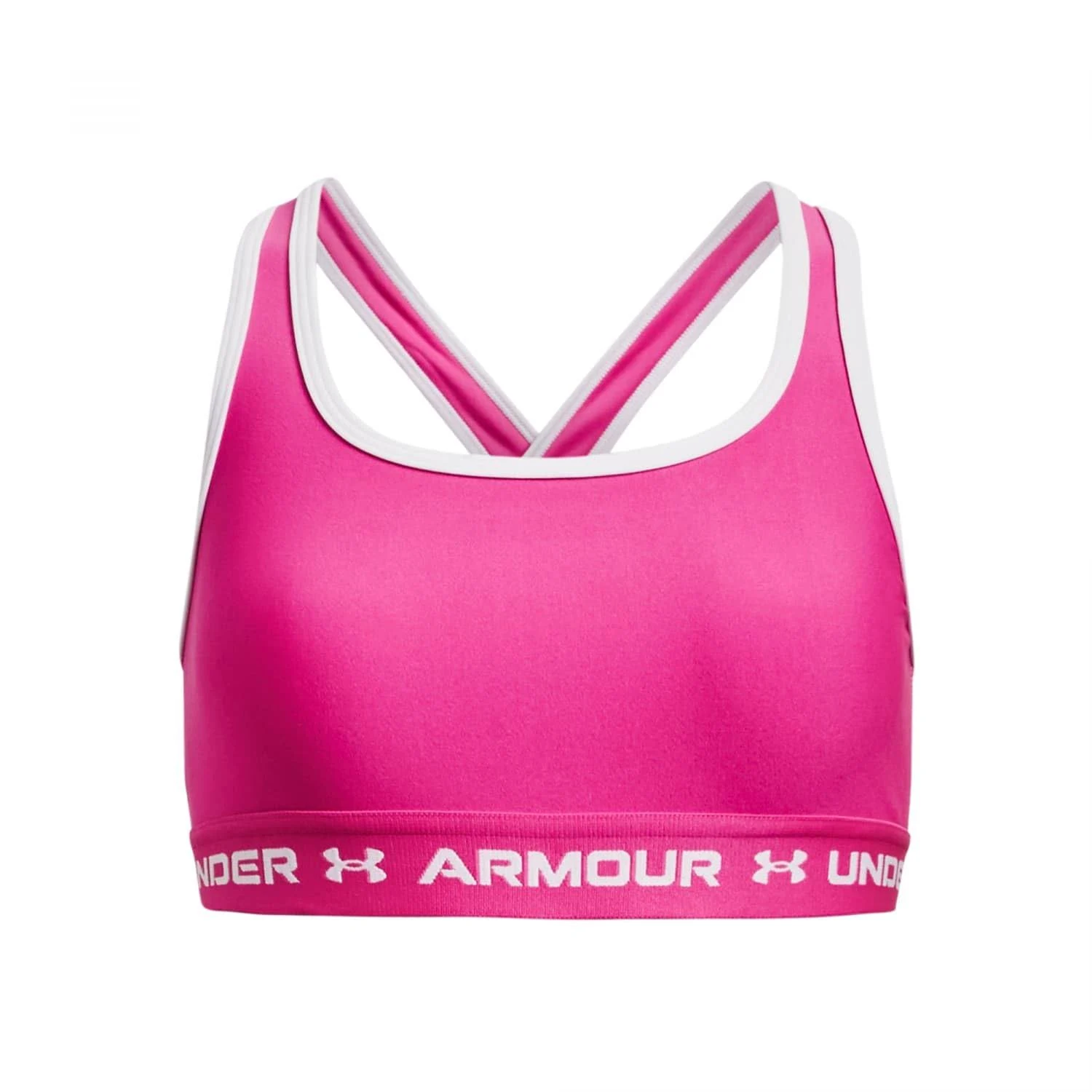 Under Armour Girls' Crossback Mid Sports Bra