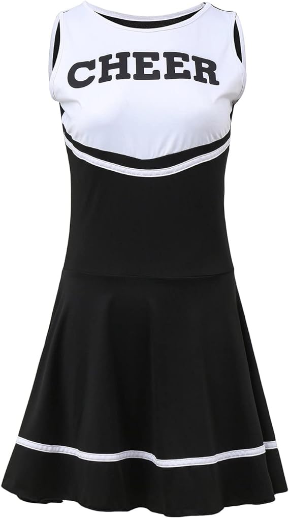 OurLore Women&#039;s Musical Uniform Fancy Dress Cheerleader Costume Outfit  