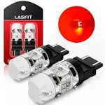 LASFIT T3 3157 LED Bulb Brake Tail 3057 4057 4157 RED Light 3156 3056 CANBUS Error Free 2023 New Bright with Built In Resistor 3456 4156 3047 3057 3357 3457(2pcs)