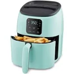 DASH Tasti-Crisp™ Digital Air Fryer with AirCrisp Technology, Custom Presets, Temperature Control, and Auto Shut Off Feature, 2.6 Quart - Aqua