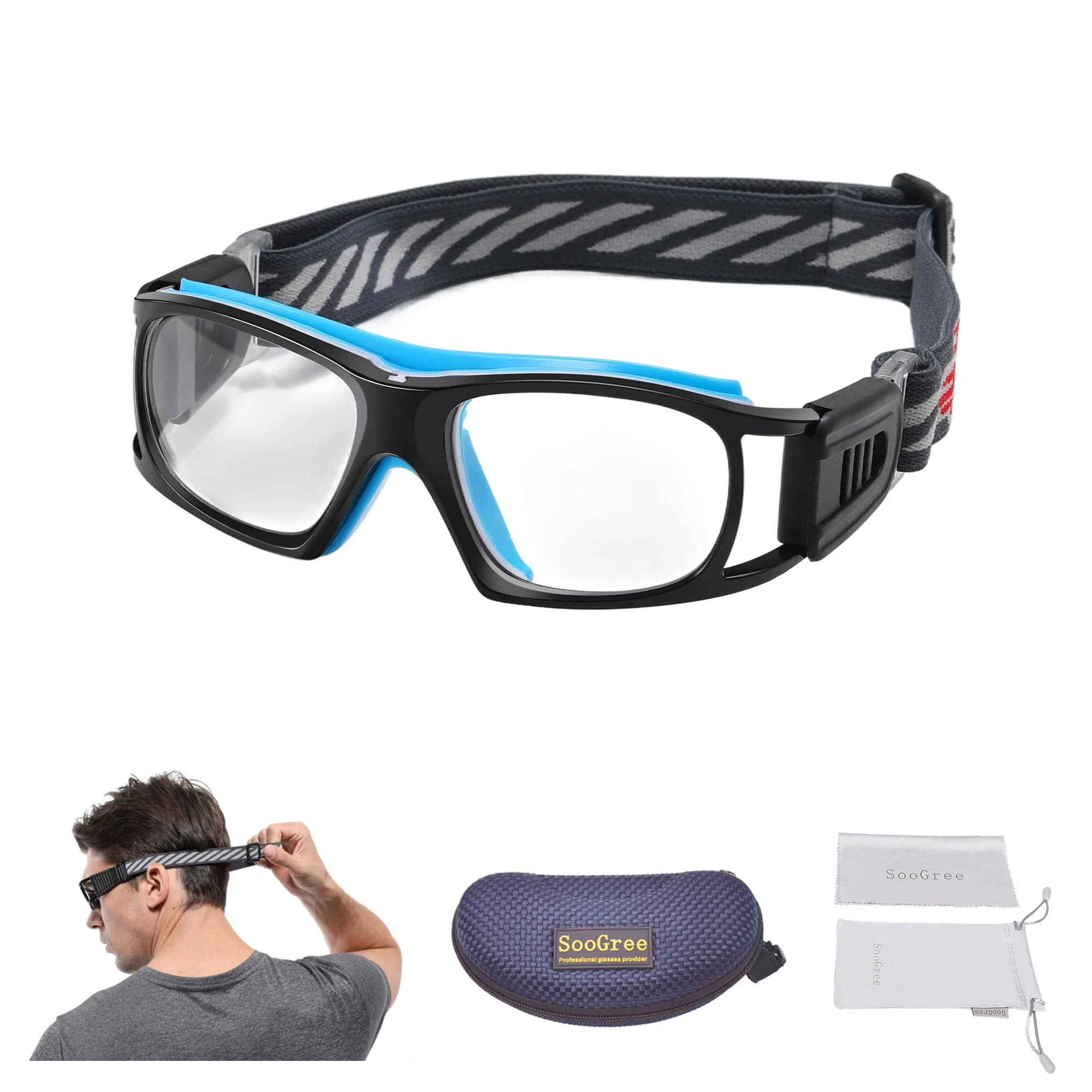 SooGree Sport Glasses for Men Women Basketball Football Sport Goggles Anti Fo...