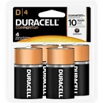 Duracell - Coppertop D Alkaline Batteries with Recloseable Package 8 Count