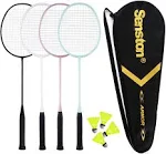 Senston Badminton Rackets 4 Pack