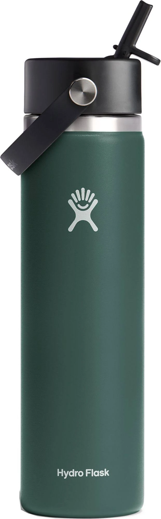 Hydro Flask Wide Mouth Water Bottle with Flex Straw Cap, 24 oz.