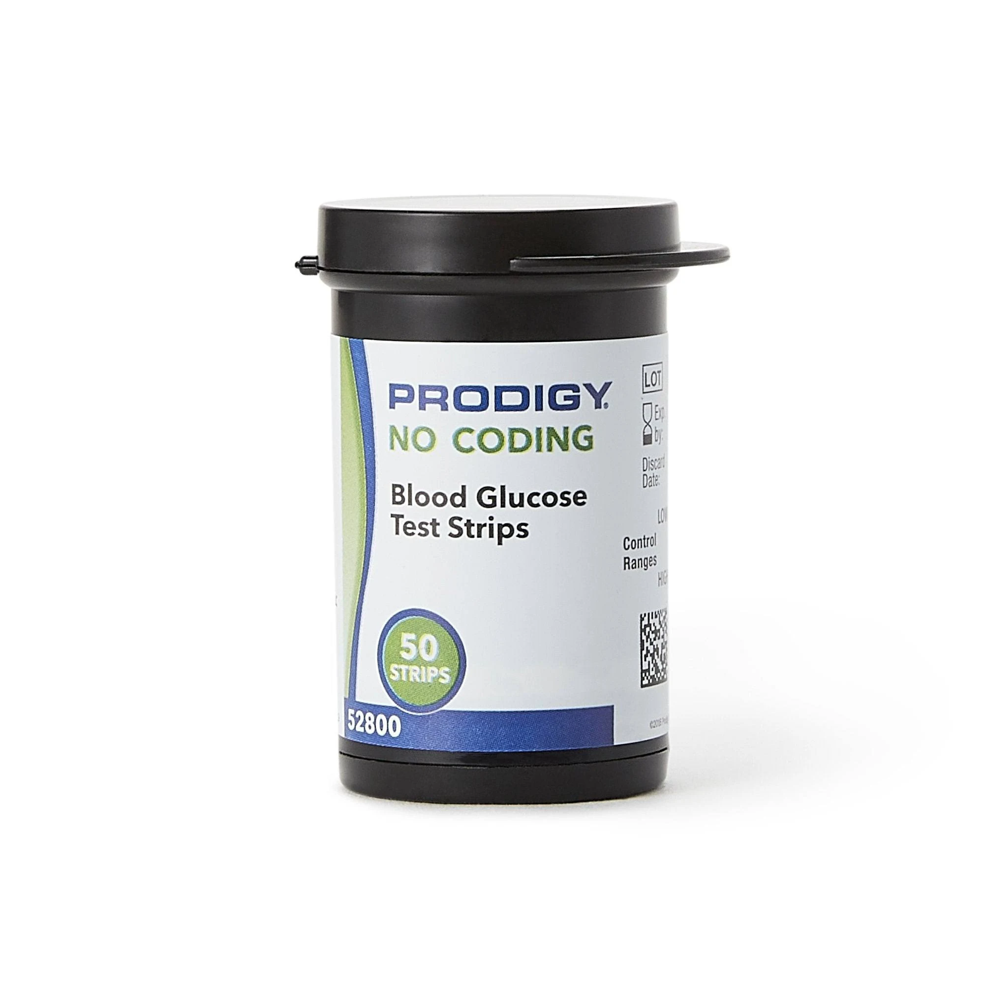 Prodigy No Coding Blood Glucose Test Strips (50 ct)