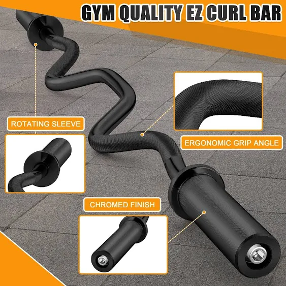 CAP Barbell Olympic EZ Curl Bar