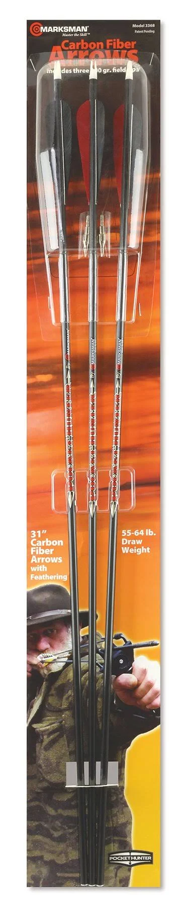 Marksman 31" Carbon Arrow Kit /3 Arrows