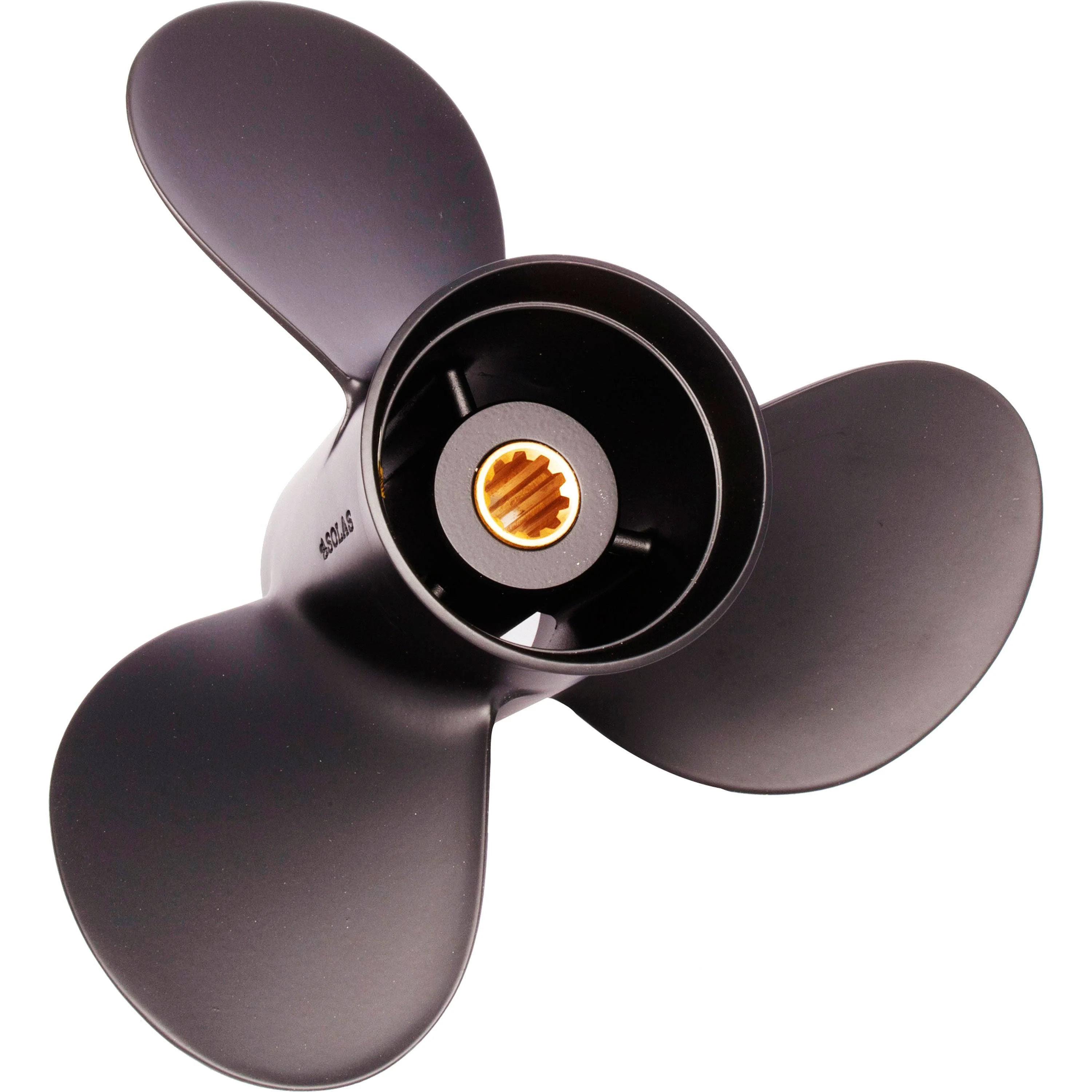 Solas 5211-099-13 Amita 3 Aluminum 3-Blade Propeller - RH, 9.9" Diameter x 13" Pitch x 10-Spline