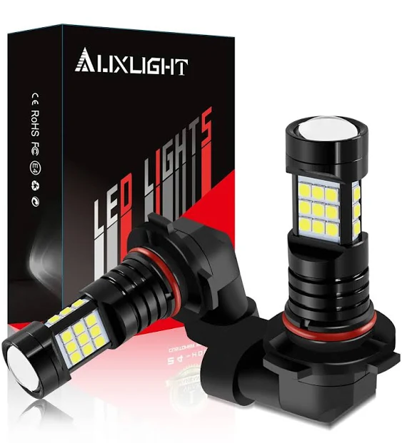 AUXLIGHT 9006 LED Fog Light DRL Bulbs, 2400 Lumens Extremely Bright HB4 9006LL ...