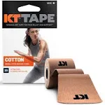 KT Tape Kinesiology Tape, Black, Cotton