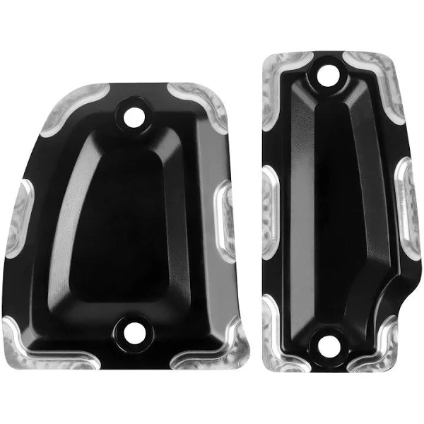 Master Cylinder Covers Front and Rear Replacement for Indian Scout/Scout Sixty Bobber 2016-2023 CNC Aluminum Brake Fluid Reservoir Cap Cover Accessories Parts