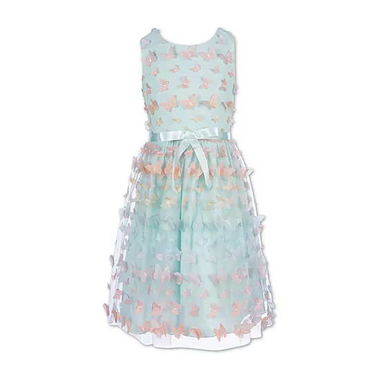 Speechless Girls' Sleeveless 3D Butterfly Party Dress