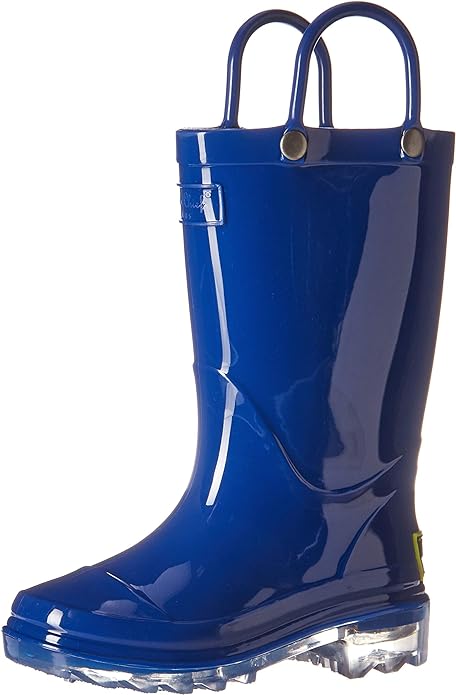 Western Chief Kids Waterproof PVC Light-Up Rain Boot