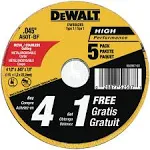 DeWalt - DW8062B5 - Cutting Wheel - 4-1/2-Inch - 5-Pack