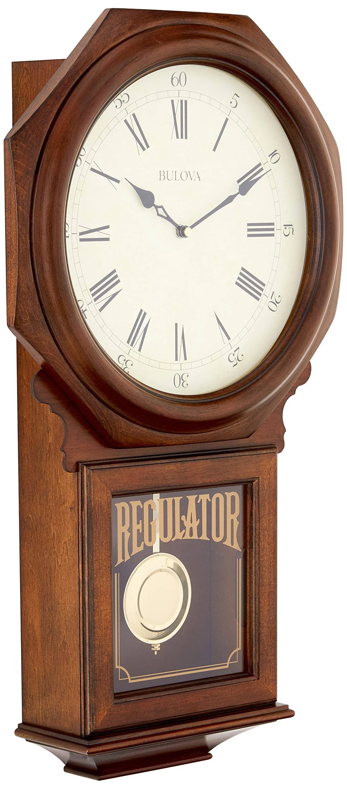 Bulova C3543 Ashford Chiming Clock, Walnut 