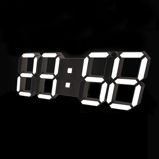 3D LED Digital Clock Modern Design Multi-Function<wbr/>al Wall Clocks with Remote Cont