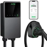 Autel MaxiCharger Home Smart Electric Vehicle (EV) Charger, 40 Amp Level 2 Wi-Fi and Bluetooth Enabled EVSE, Indoor/Outdoor Car Charging Station, with in-Body Holster and 25-Foot Cable（14-50 Plug）