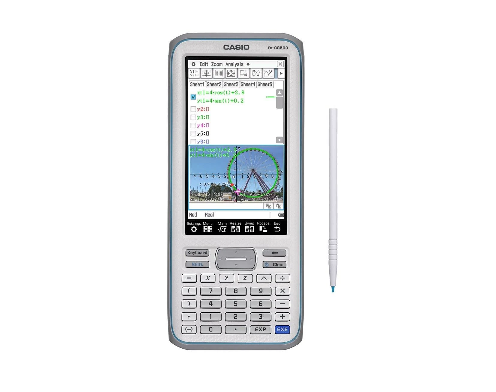 Casio - Graphing Calculator W 4.8" LCD