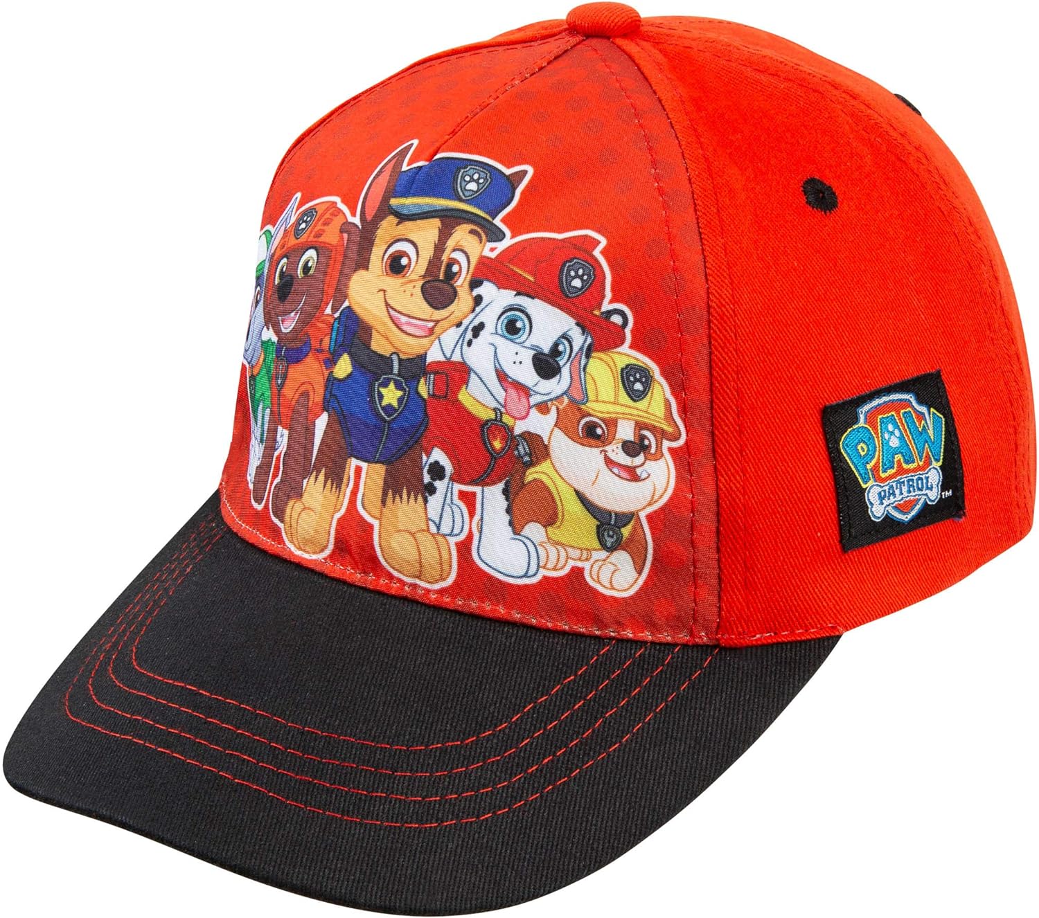 Chase Marshal and Rubble Boys Baseball Cap - Red and Blue - Ages 2-4T