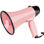 MyMealivos Portable Megaphone Bullhorn 20 Watt Power Megaphone Speaker Voice and ...