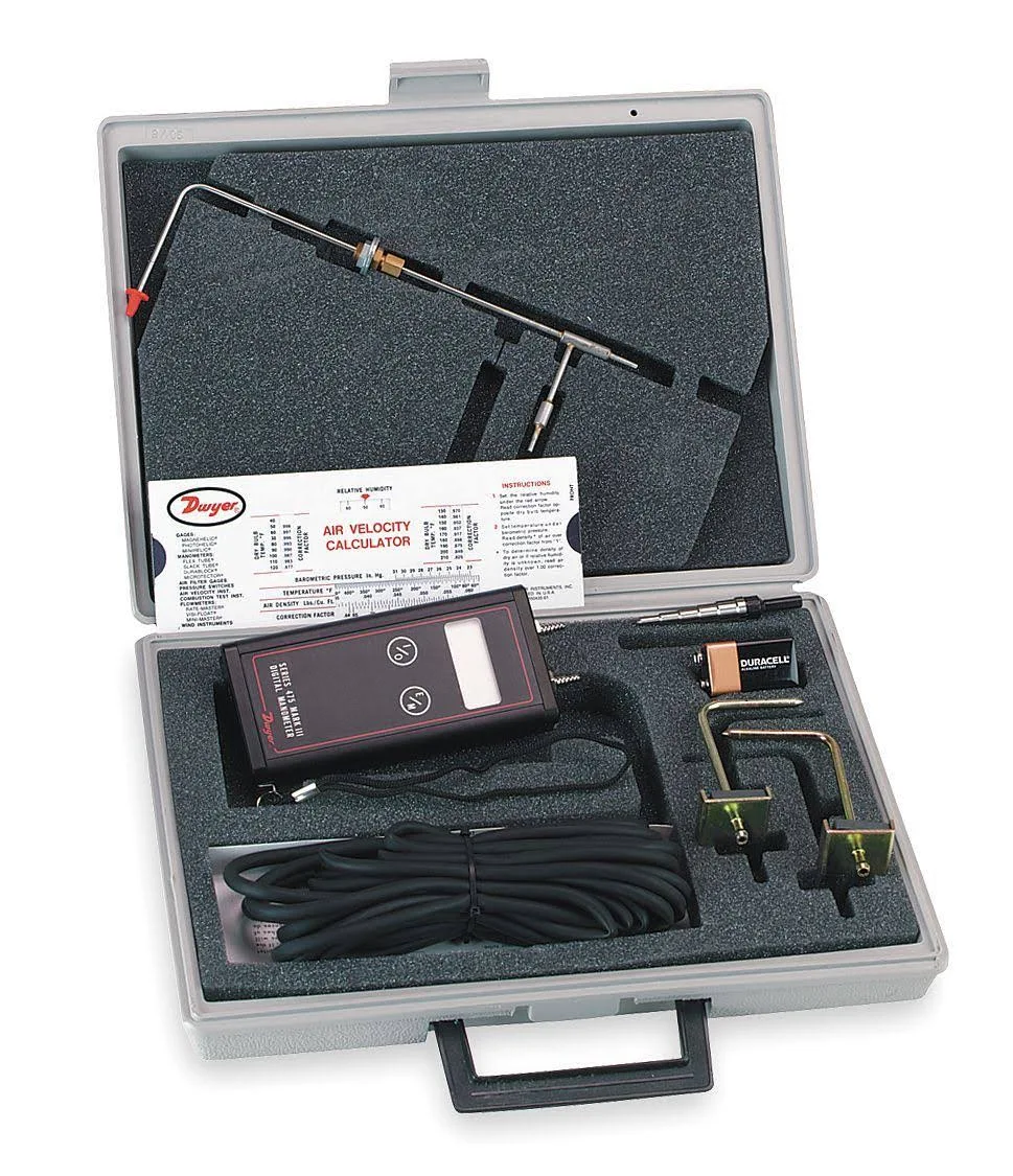 Dwyer 475-3-FM Intrinsically Safe Handheld Digital Manometer