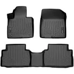 SMARTLINER2 Row Black Floor Mat Liner Set for 2021-2022 Hyundai Santa Fe