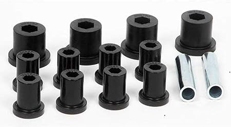 Daystar KJ02003BK | Rear Leaf Spring and Shackle Bushing Kit