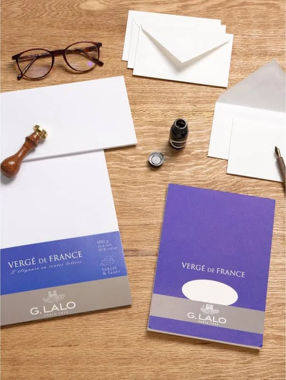 G.Lalo Verger de France Envelope Postcard Size (C6/Western 2) Blue A5 Bi-Fold gl52102